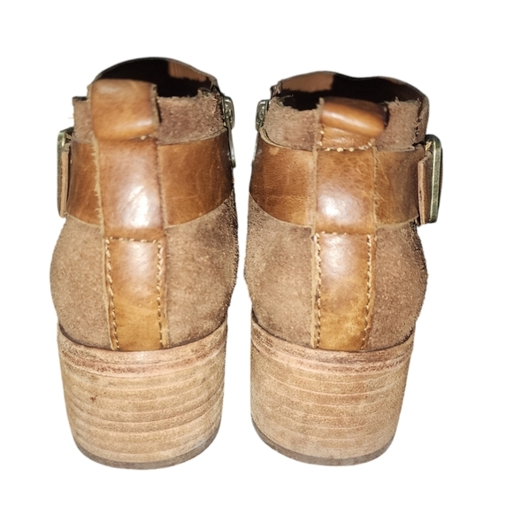 Kork-Ease Mesa Women's Leather Suede Stacked Heel Ankle Boots, Women's 7 - Picture 5 of 8